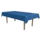 Beistle 54in. x 108in. Medium Blue Plastic Rectangular Tablecover - 12 Pack
